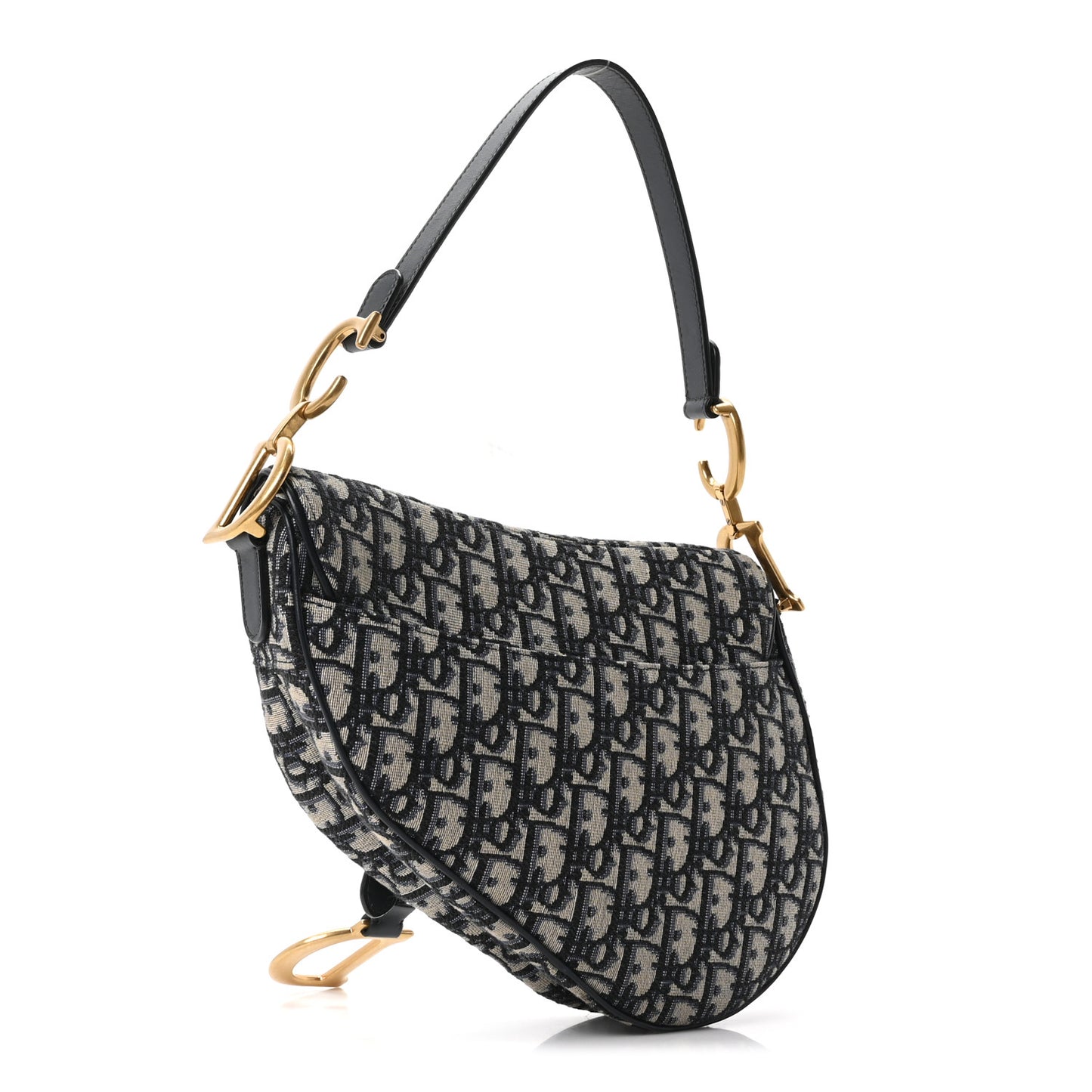 Oblique Saddle Bag Blue