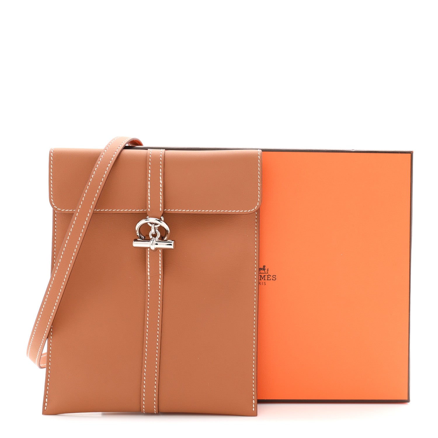 Hermes Swift Glenan To Go Pouch Gold 11 of 11