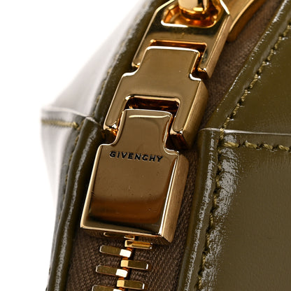 Givenchy Shiny Lord Calfskin Small Antigona Dark Khaki 11 of 11