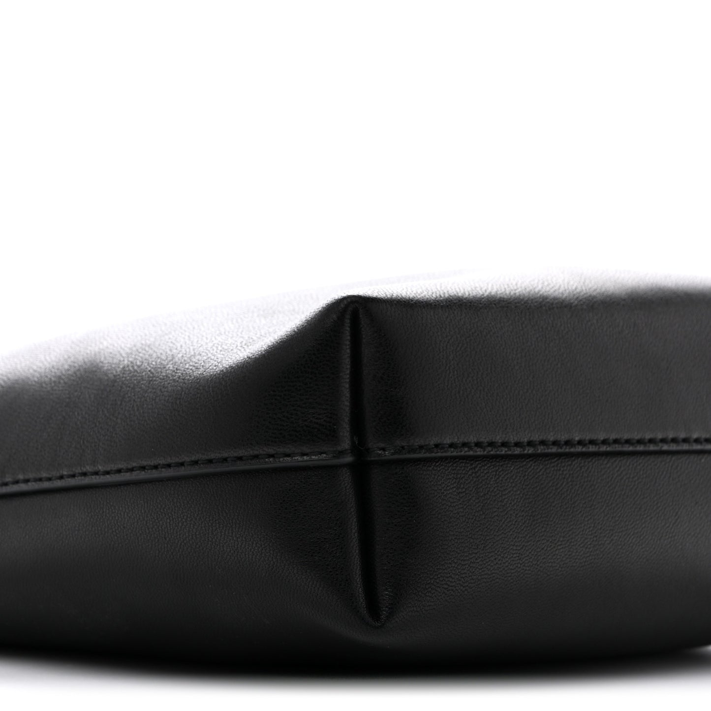 Lambskin Pochon Shoulder Bag Black
