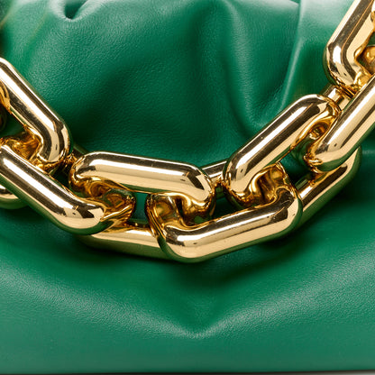 Bottega Veneta Calfskin The Pouch Chain Raintree 8 of 10