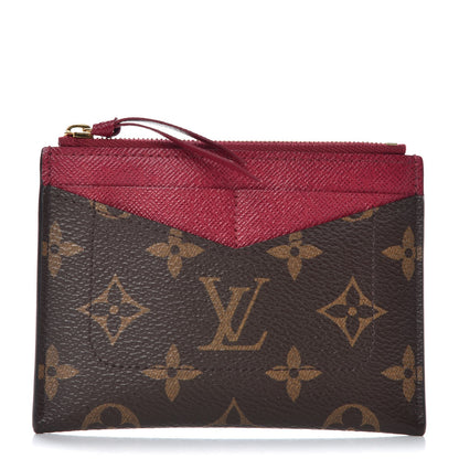 Louis Vuitton Monogram Zipped Card Holder Fuchsia 1 of 8