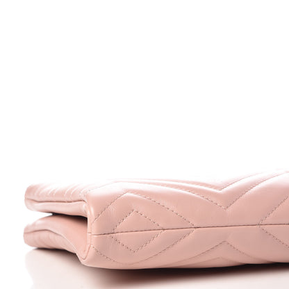 Gucci Calfskin Matelasse GG Marmont Double Zip Chain Bag Perfect Pink 9 of 13