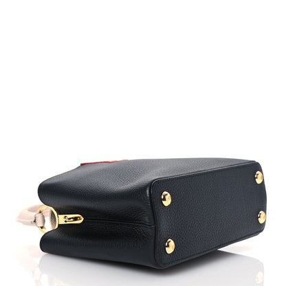 Louis Vuitton Taurillon Capucines BB Black Greige Doux Scarlet 4 of 12