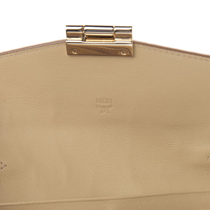 MCM Metallic Visetos Patricia Wallet On Chain Gold 6 of 13