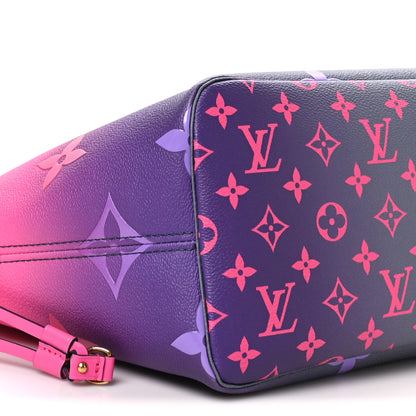 Louis Vuitton Monogram Giant Spring In The City Neverfull MM Midnight Fuchsia 9 of 10