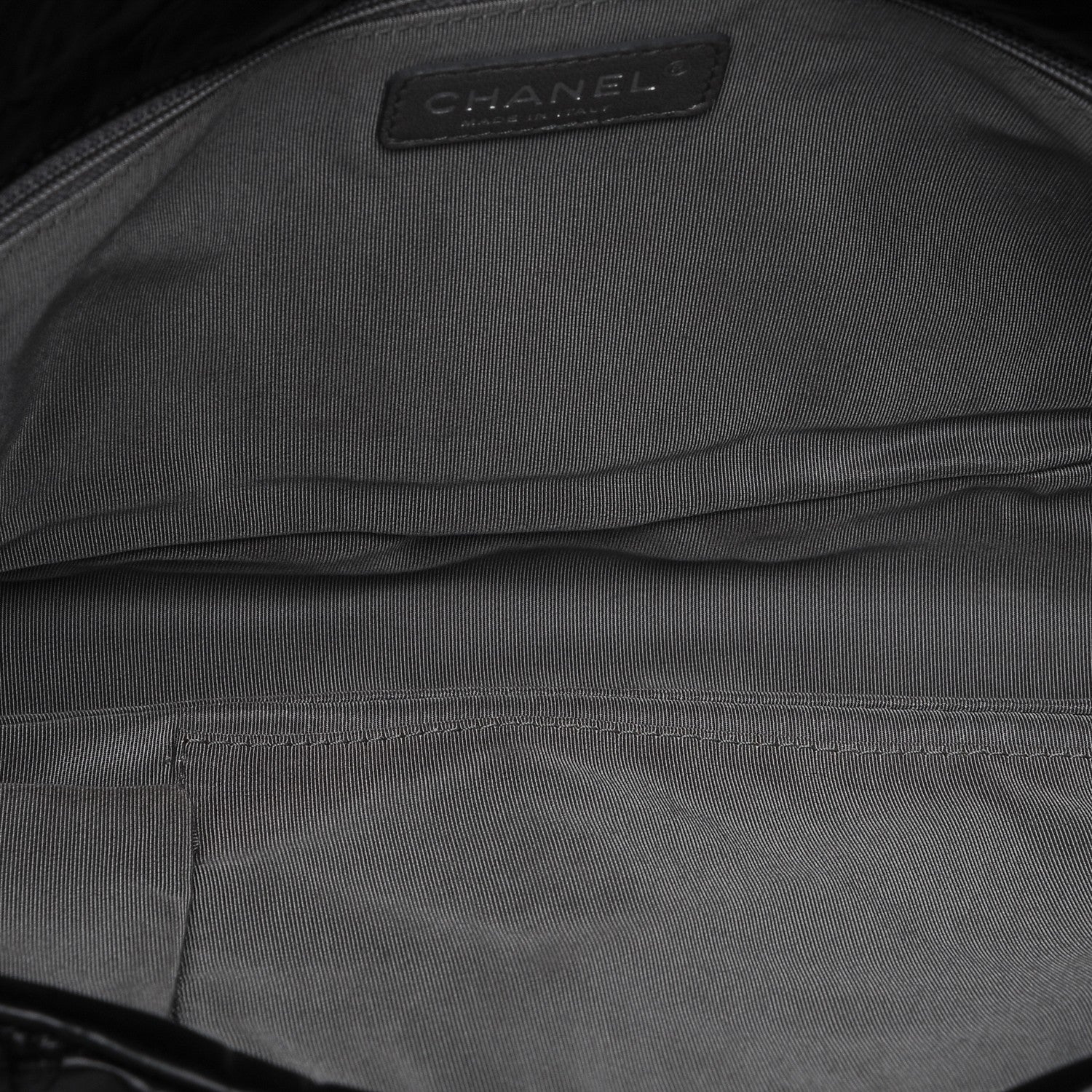 Chanel Calfskin Ultra Stitch Oversize Flap Black 5 of 7