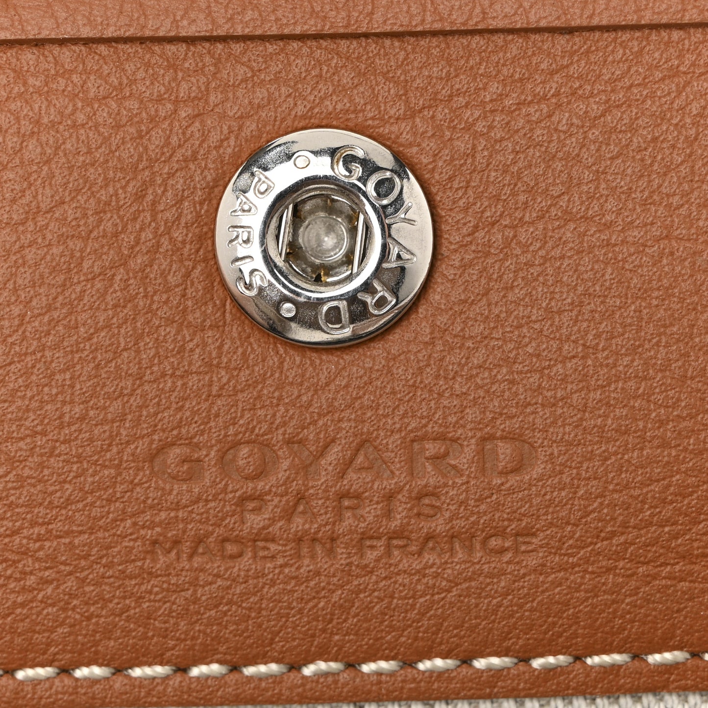 Goyardine Reversible Mini Anjou Black Gold