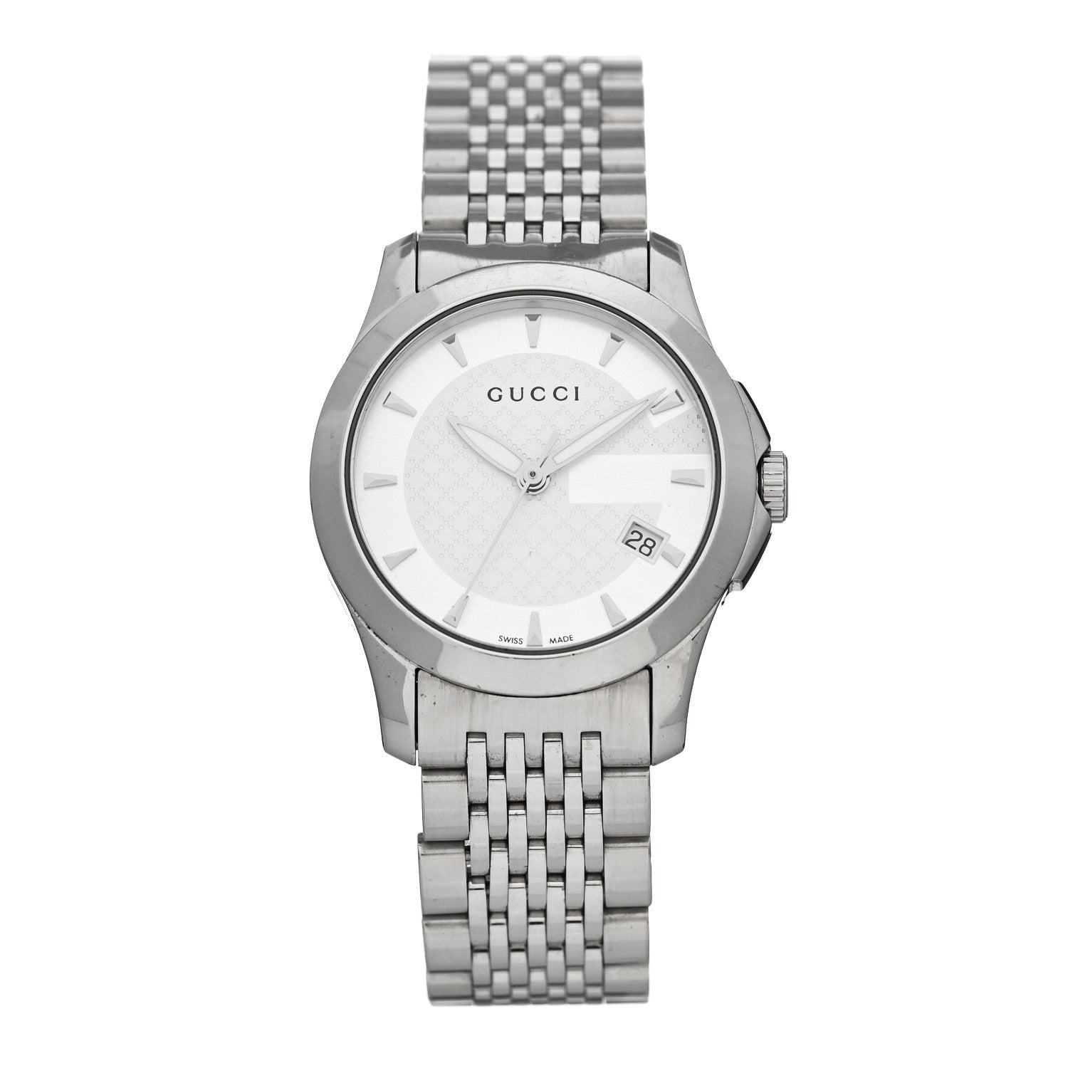 Gucci Stainless Steel 27mm G-Timeless Quartz Watch 1 of 4
