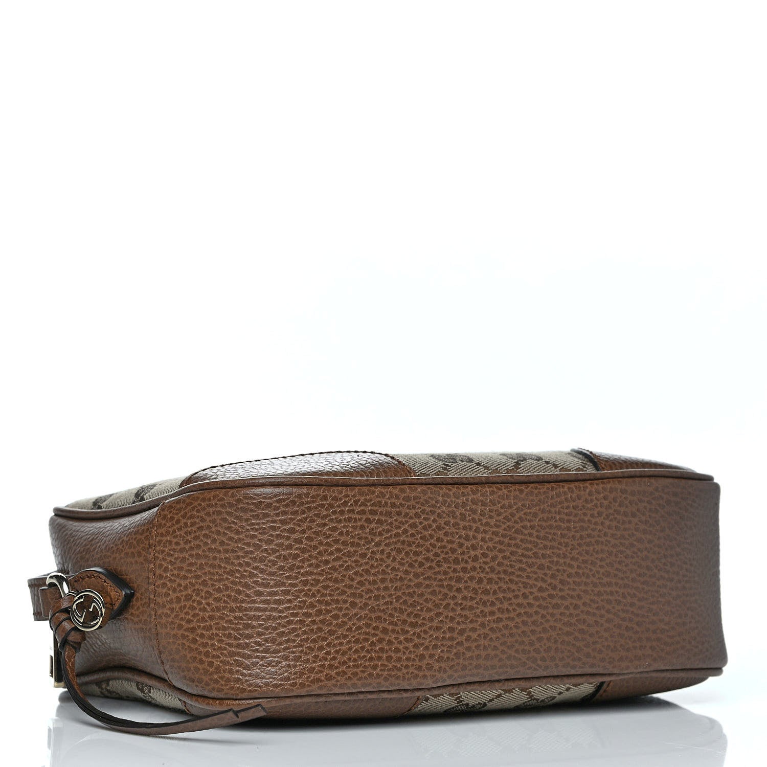 Gucci Monogram Mini Bree Messenger Bag Beige Tabacco 4 of 12