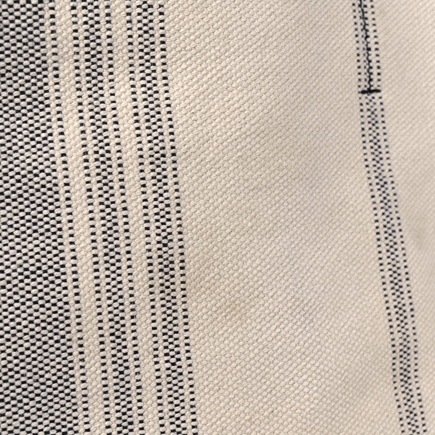 Celine Canvas Striped Large Phantom Cabas White Grey 14 of 14