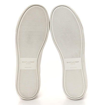 Saint Laurent Calfskin Andy Low Top Sneakers 41 Blanc Optique 5 of 10