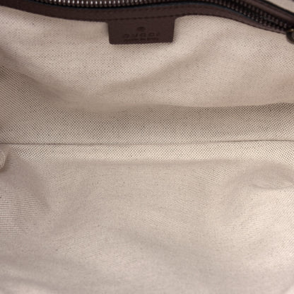 Gucci GG Supreme Monogram Web Small Ophidia Half Moon Hobo Brown 5 of 12