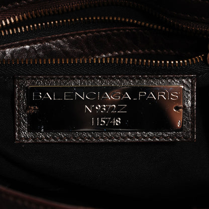 Balenciaga Chevre Classic Hardware City Chocolate 11 of 15