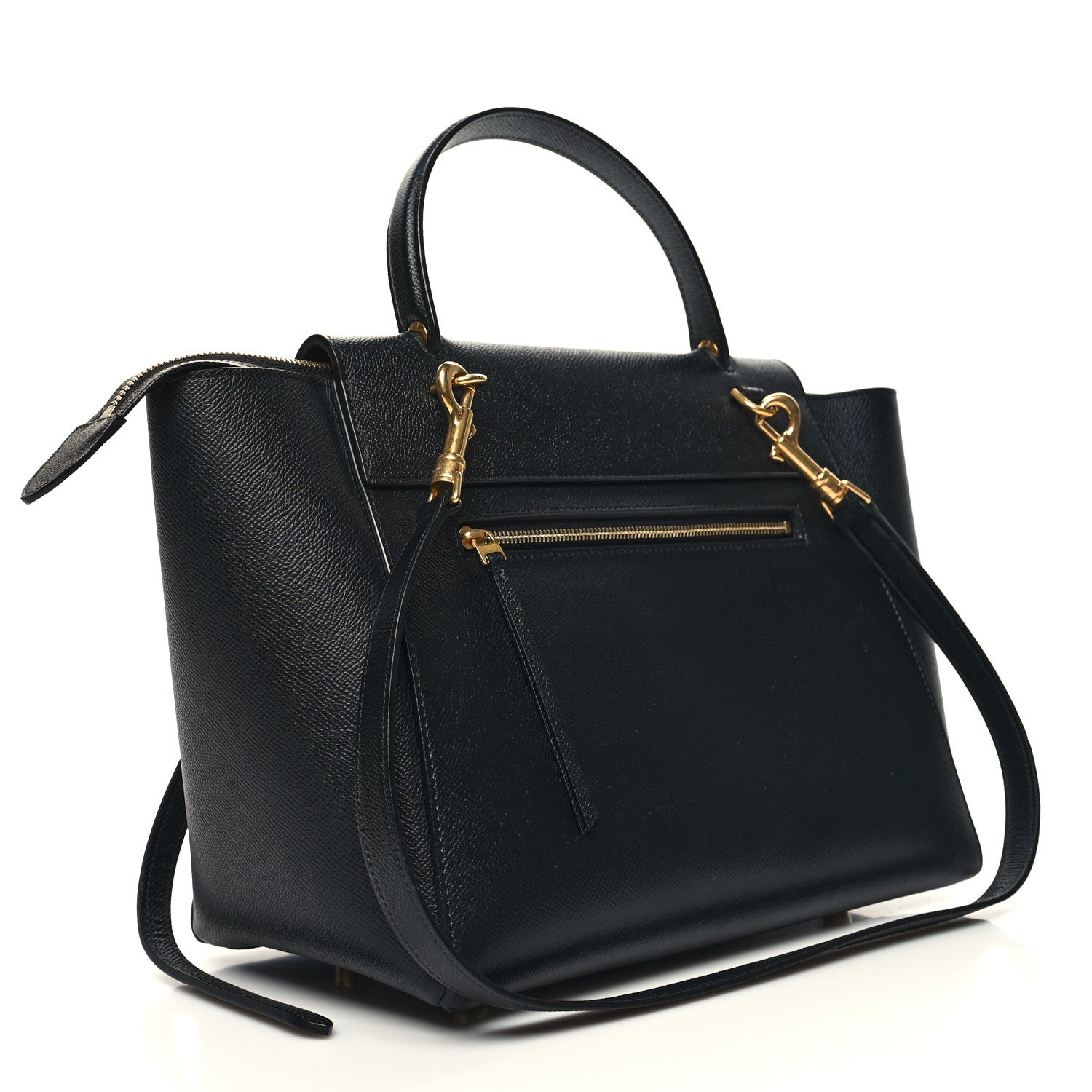 Celine Grained Calfskin Mini Belt Bag Black 3 of 11