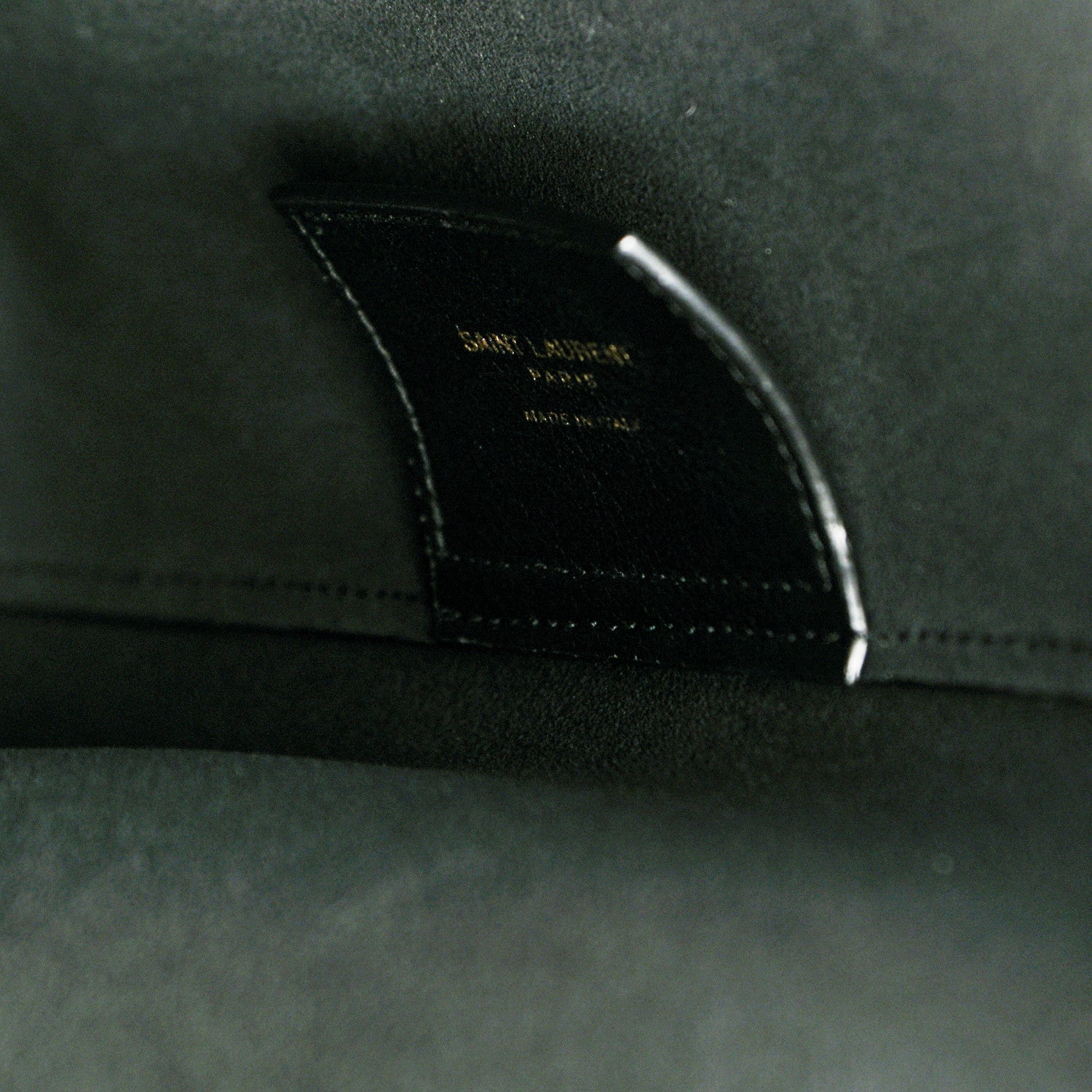 Saint Laurent Calfskin Toy Shopping Tote Black 6 of 10