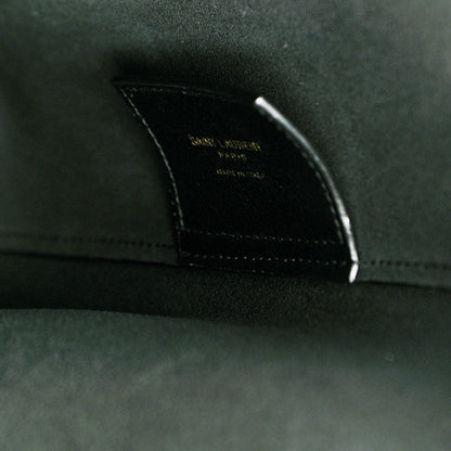 Saint Laurent Calfskin Toy Shopping Tote Black 6 of 10