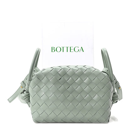 Bottega Veneta Nappa Intrecciato Loop Top Handle Camera Bag New Sauge 11 of 11