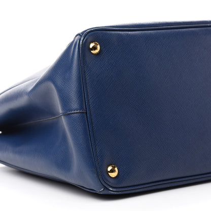 Prada Saffiano Large Galleria Double Zip Tote Cobalto 10 of 18