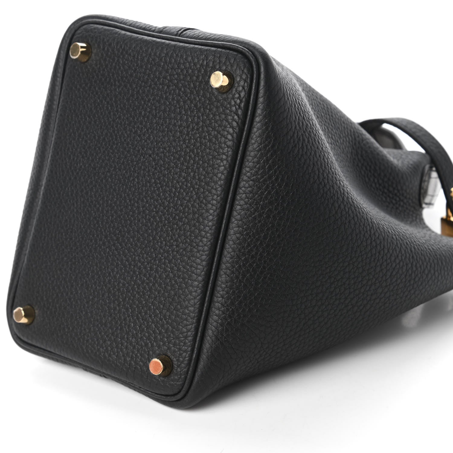 Hermes Taurillon Clemence Matte Alligator Picotin Lock Touch 18 PM Black 7 of 11
