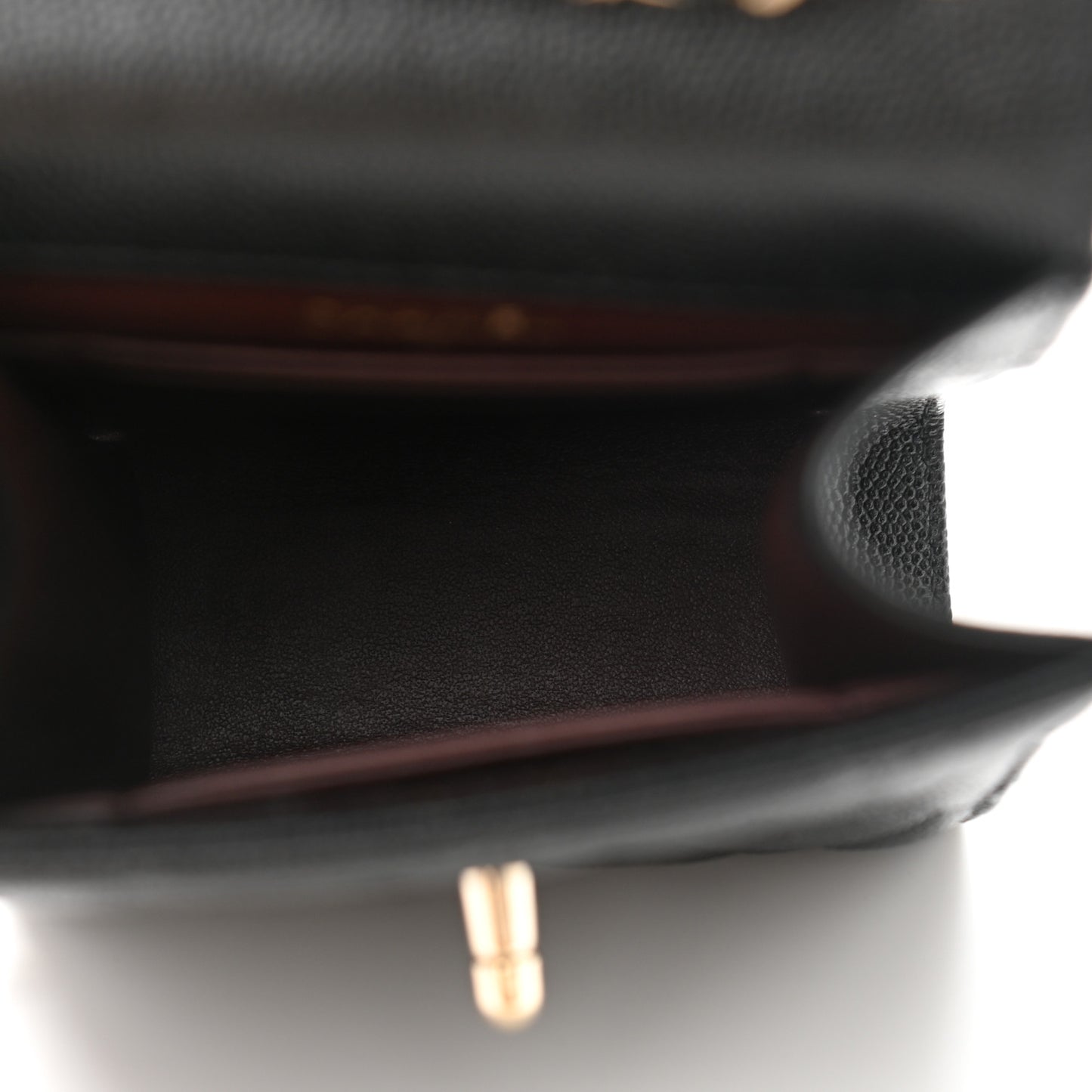 Caviar Quilted Classic Phone Holder Black