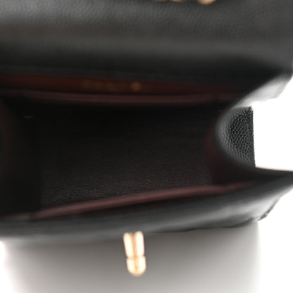 Chanel Caviar Quilted Classic Phone Holder Black 5 of 12