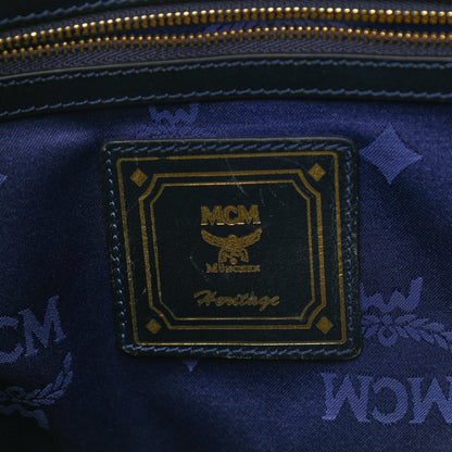 MCM Visetos Shopper Tote White 5 of 11