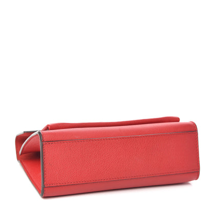 Louis Vuitton Soft Calfskin Mylockme Chain Bag BB Rubis 4 of 11