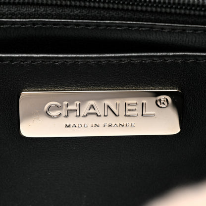Chanel Shearling Lambskin Large Fluffy Tartan Single Flap Pink Black 6 of 10