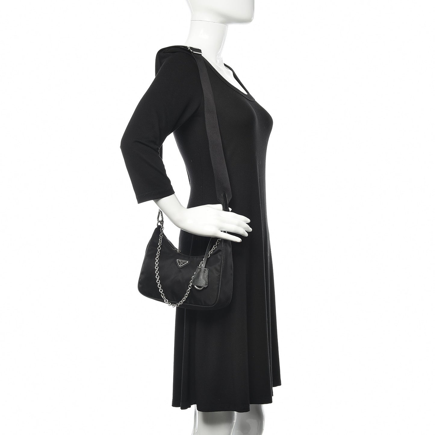 Nylon Re-Edition 2005 Shoulder Bag Black
