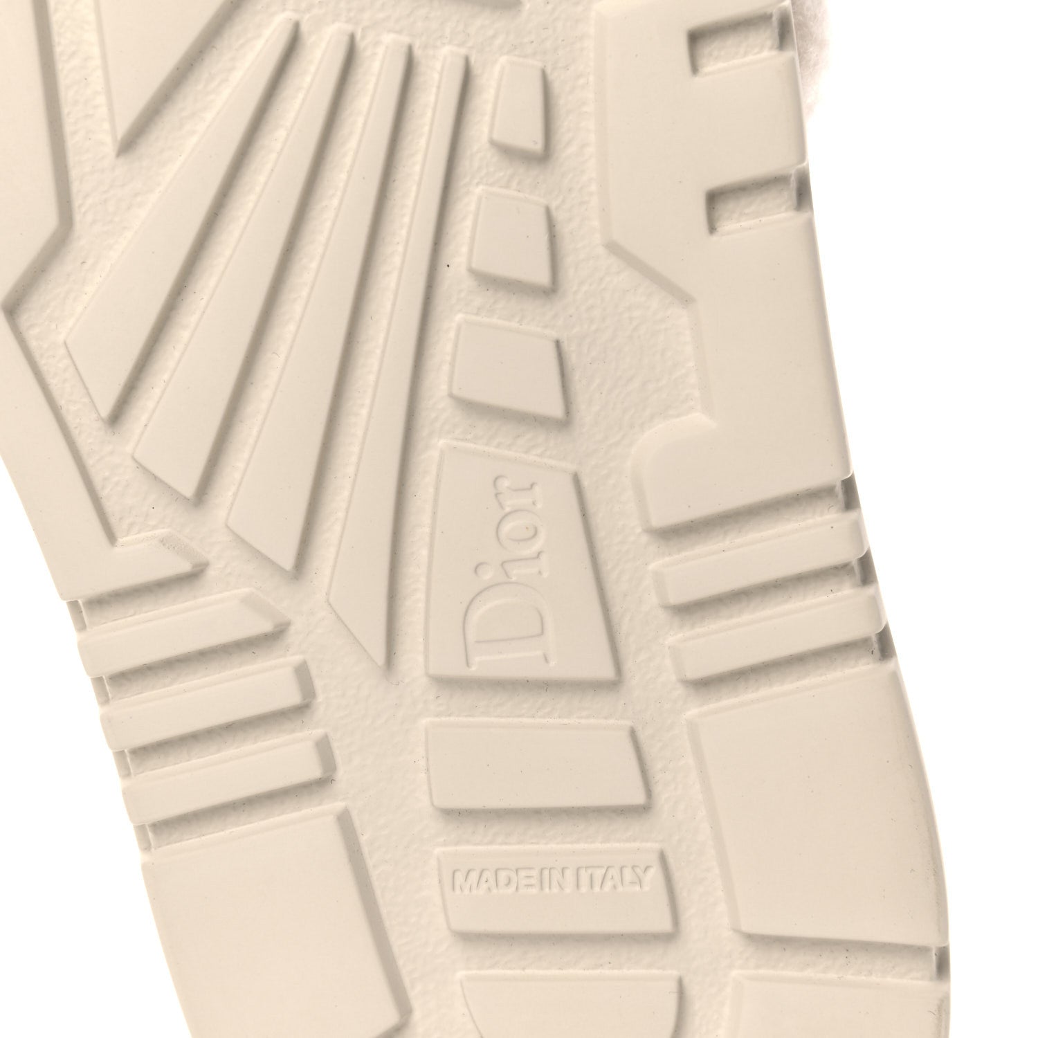 Christian Dior Shearling Canvas Embroidered Dway 10mm Slide Sandals 37 Natural Deep Blue 6 of 9