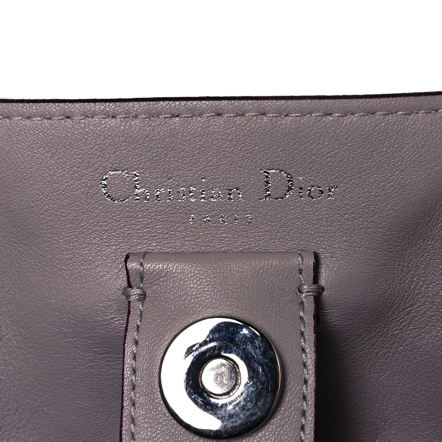 Smooth Calfskin Large Diorissimo Tote Blue Sapphire