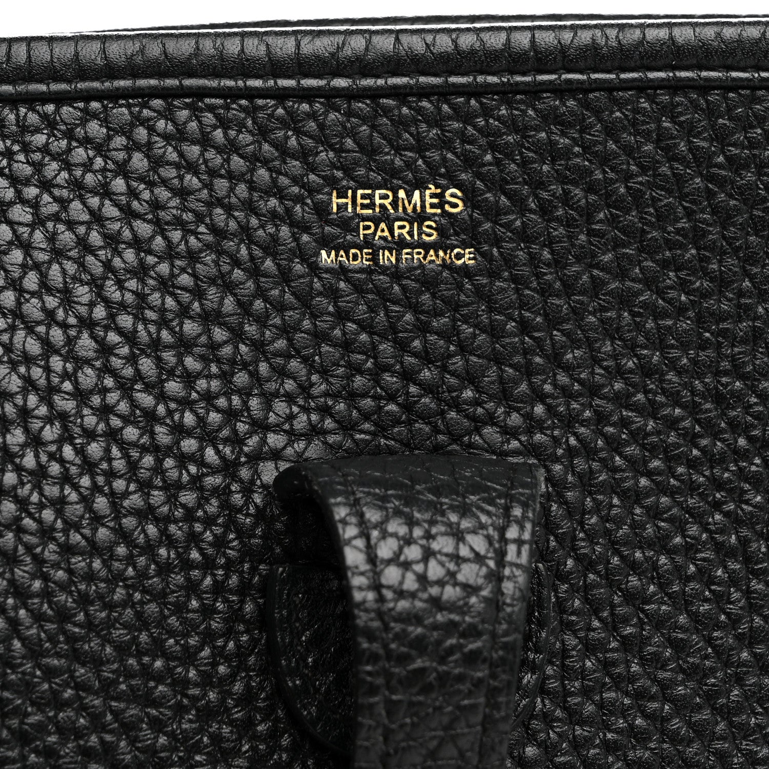 Hermes Taurillon Clemence Evelyne III PM Black 6 of 11