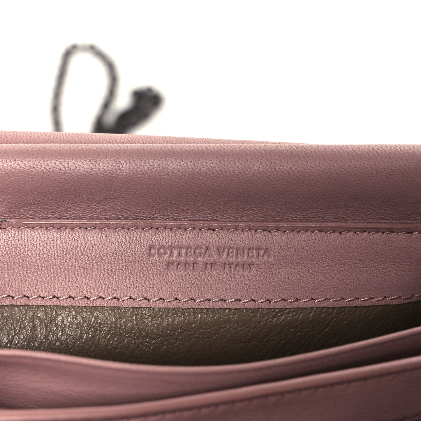 Nappa Intrecciato Continental Wallet on Chain Violet