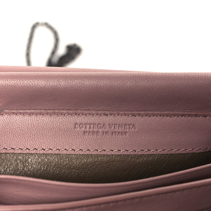 Bottega Veneta Nappa Intrecciato Continental Wallet on Chain Violet 6 of 11