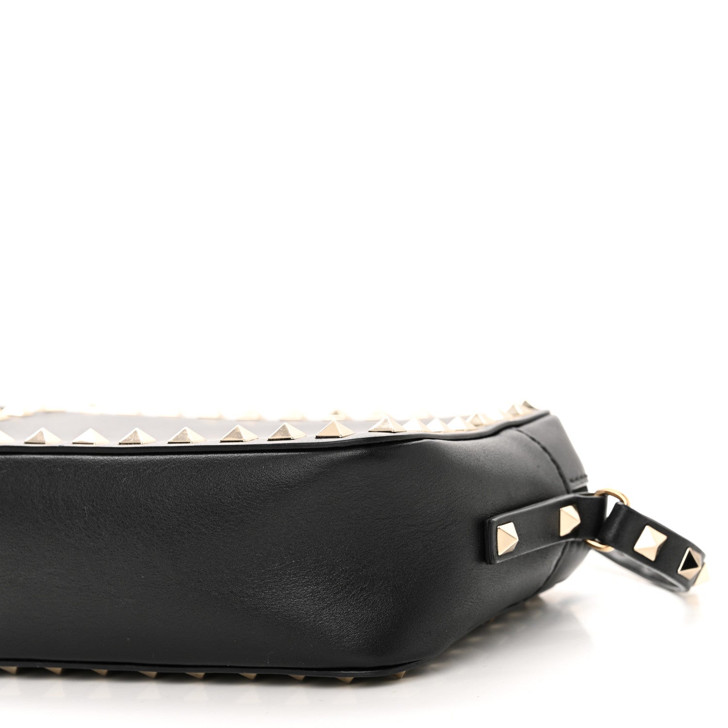 Valentino Garavani Calfskin Rockstud Camera Crossbody Bag Black 9 of 9