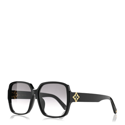 Louis Vuitton My LV Flower Square Sunglasses Z1613E Black 1 of 9