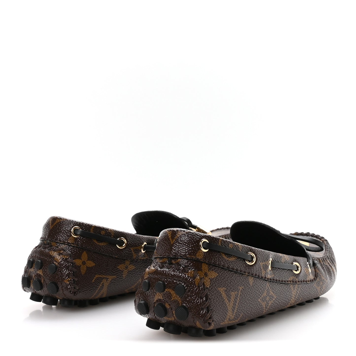 Patent Monogram Gloria Loafers 38 36.5
