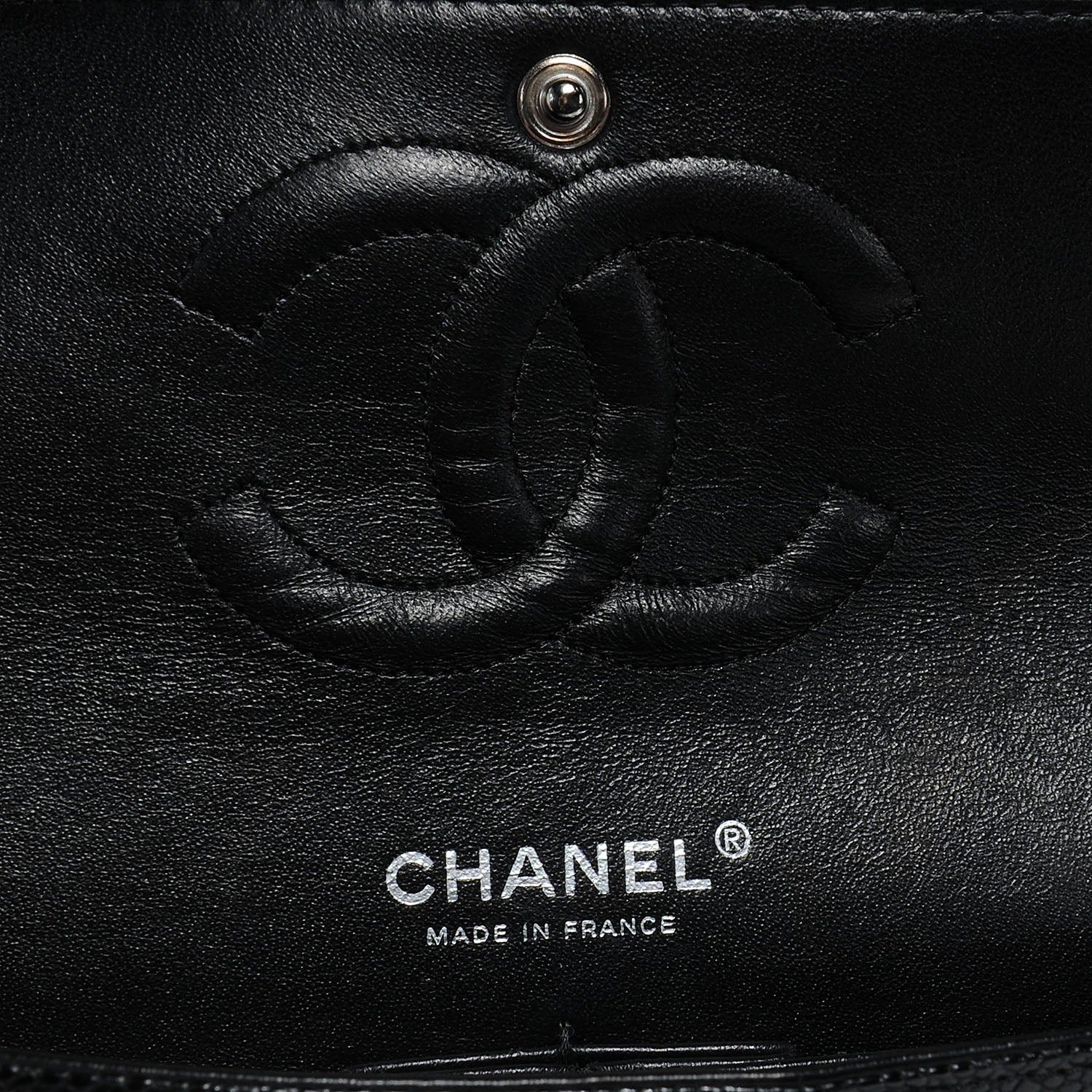 Chanel Caviar Quilted Medium Double Flap Black 6 of 8