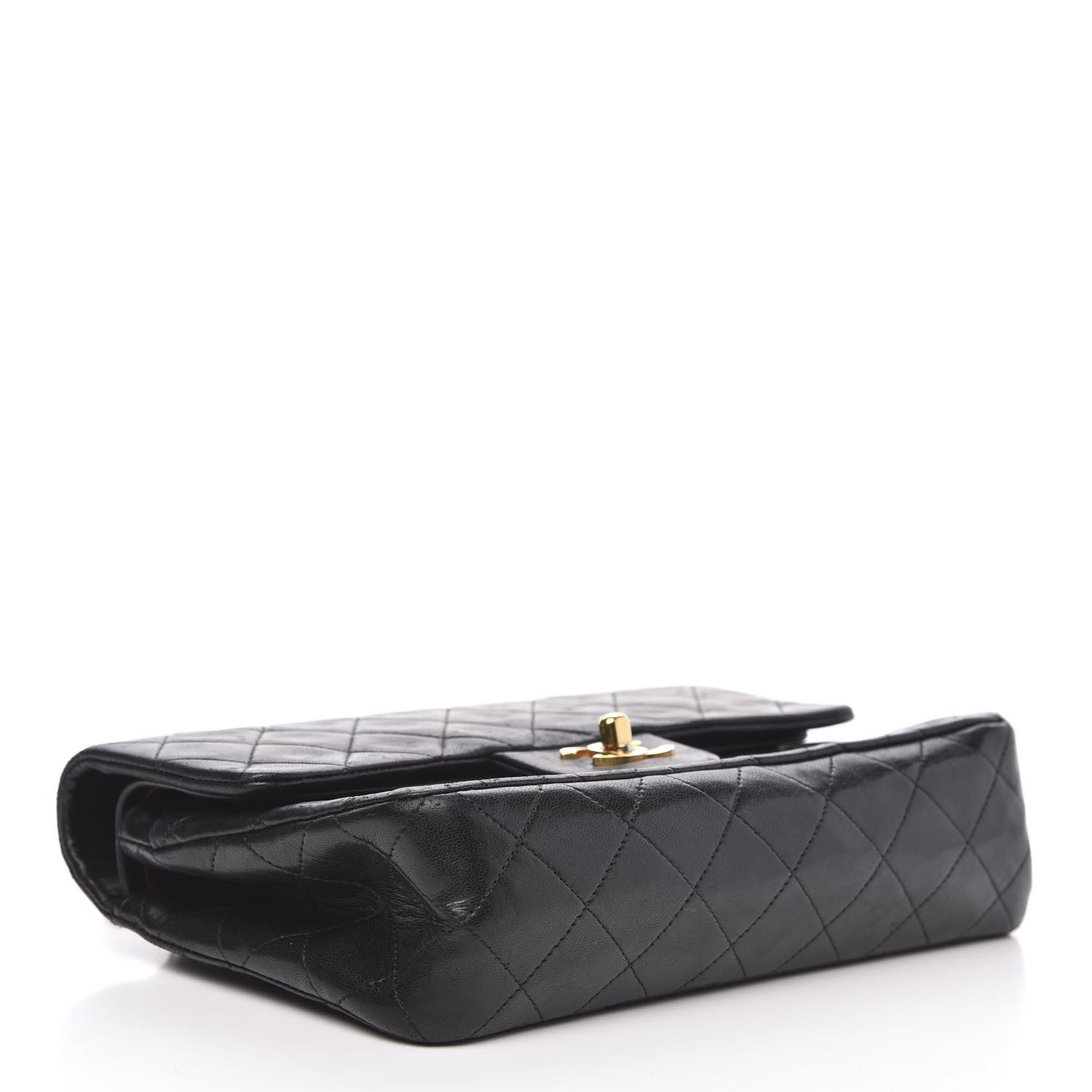 Chanel Lambskin Quilted Small Double Flap Black 4 of 17