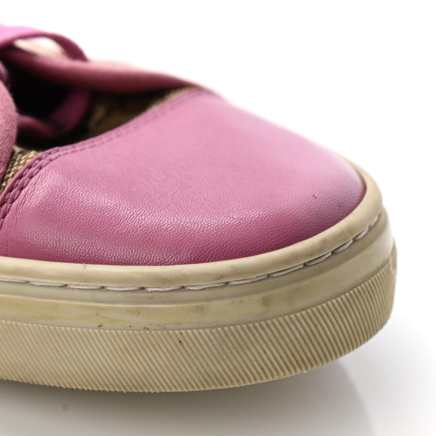 Gucci Monogram Womens Sneakers 37 Pink 11 of 13