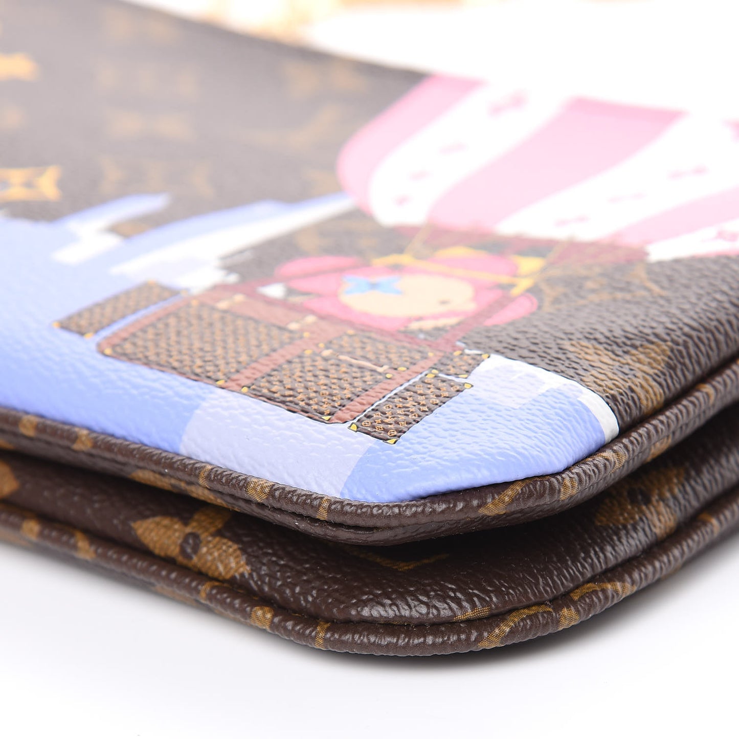 Monogram 2019 Christmas Animation Double Zip Pochette