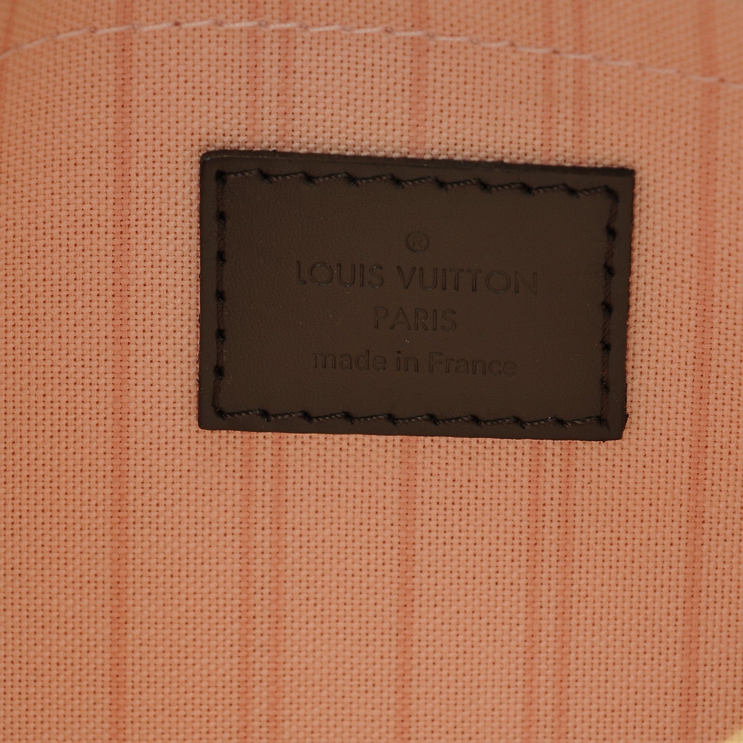Louis Vuitton Damier Ebene Neverfull MM GM Pochette Rose Ballerine 6 of 6