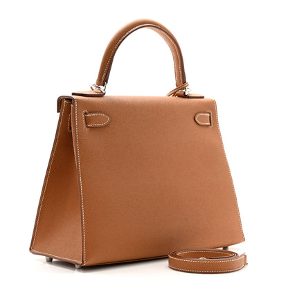 Hermes Epsom Kelly Sellier 28 Gold 3 of 10