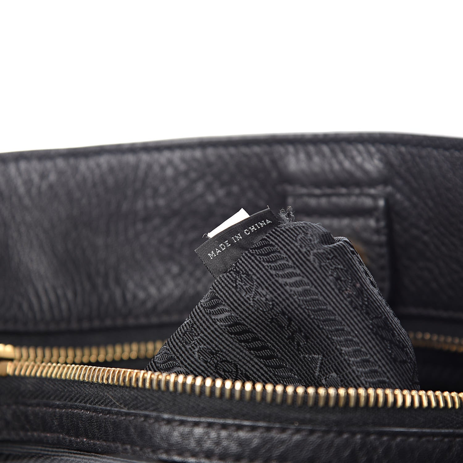 Prada Vitello Daino Shoulder Bag Black 7 of 15