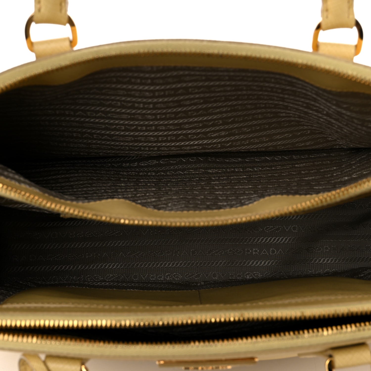 Prada Saffiano Medium Galleria Double Zip Tote Ginestra 5 of 19