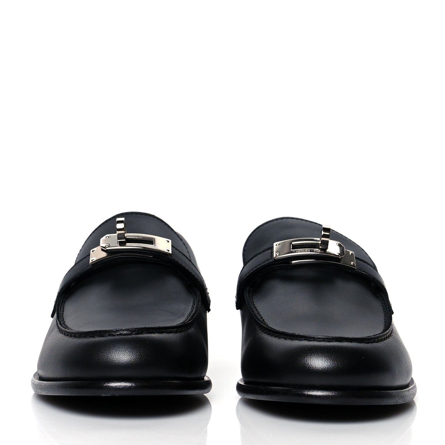Calfskin Womens Destin Loafers 37 Black