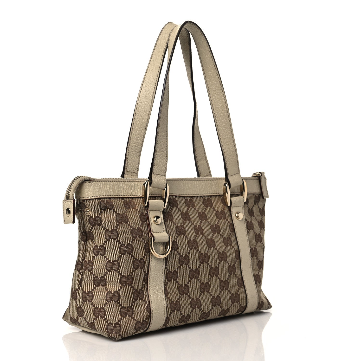 Gucci Monogram Small Abbey Tote Off White 6 of 41