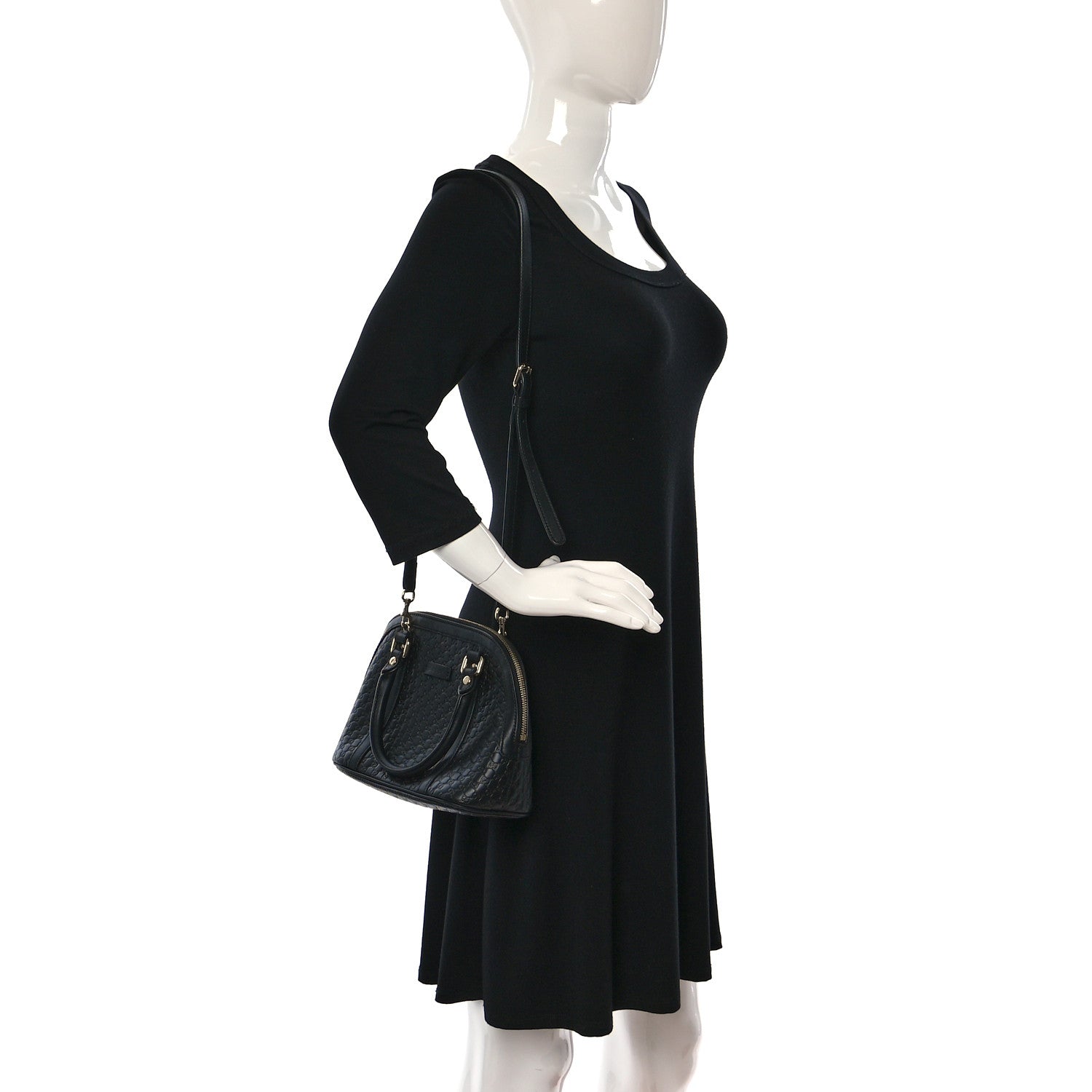 Gucci Microguccissima Mini Dome Bag Black 2 of 9