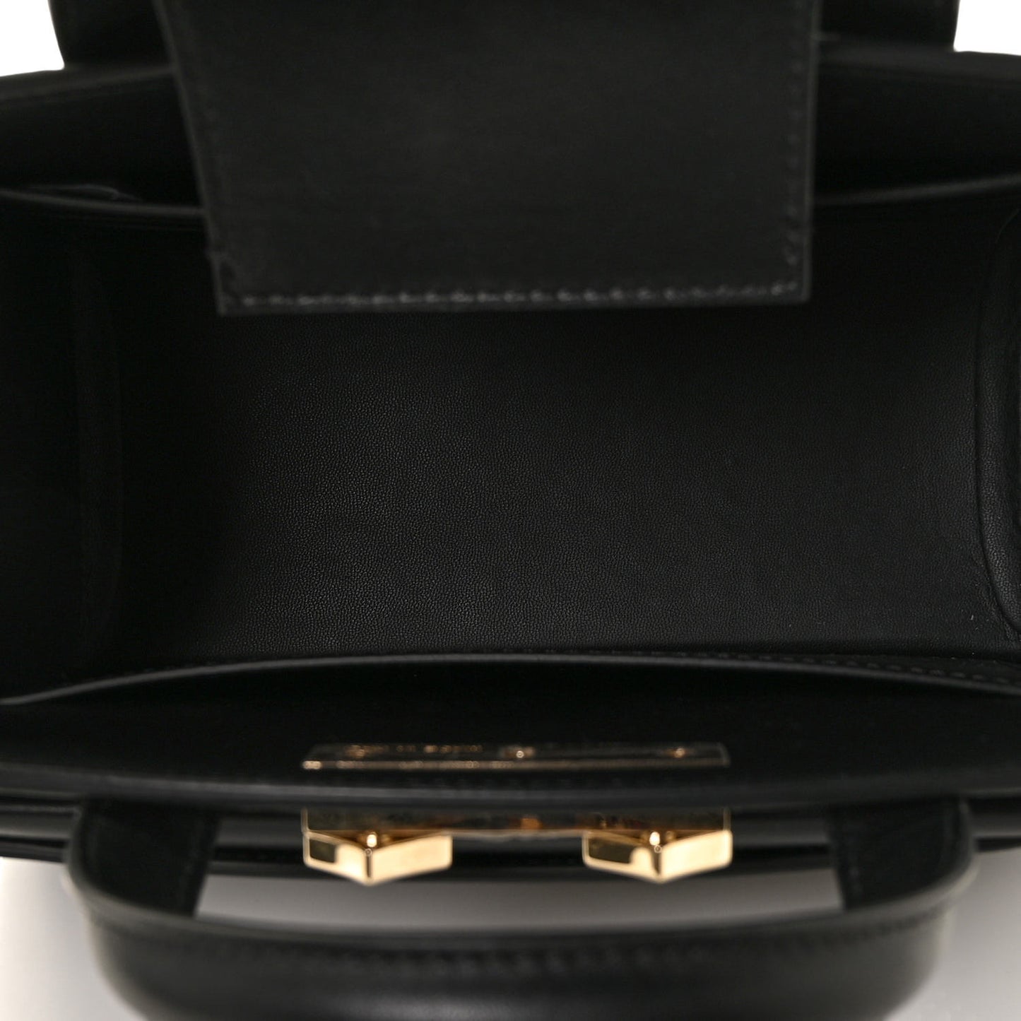 Calfskin Lux Studded Milano Tote Black